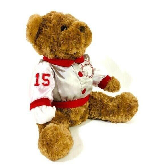 Dan Dee Teddy Bear Embroidered Plush Hug U XXL Brown 17" - Picture 3 of 10